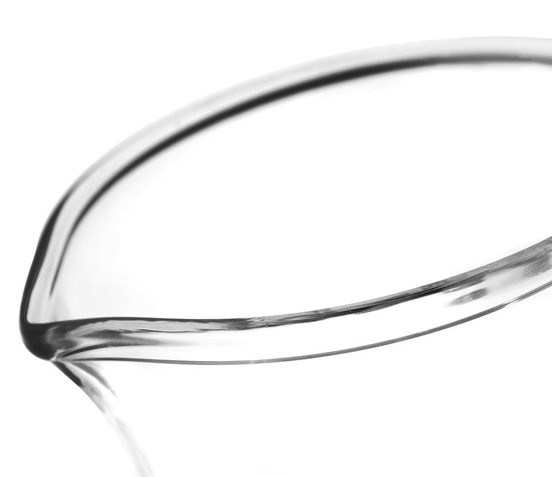 EISCO Heavy Duty Beaker, 50ml - 2.2mm Thick, Uniform Walls - Superior Durability & Chemical Resistance - White Graduations - Borosilicate 3.3 Glass - Image 2